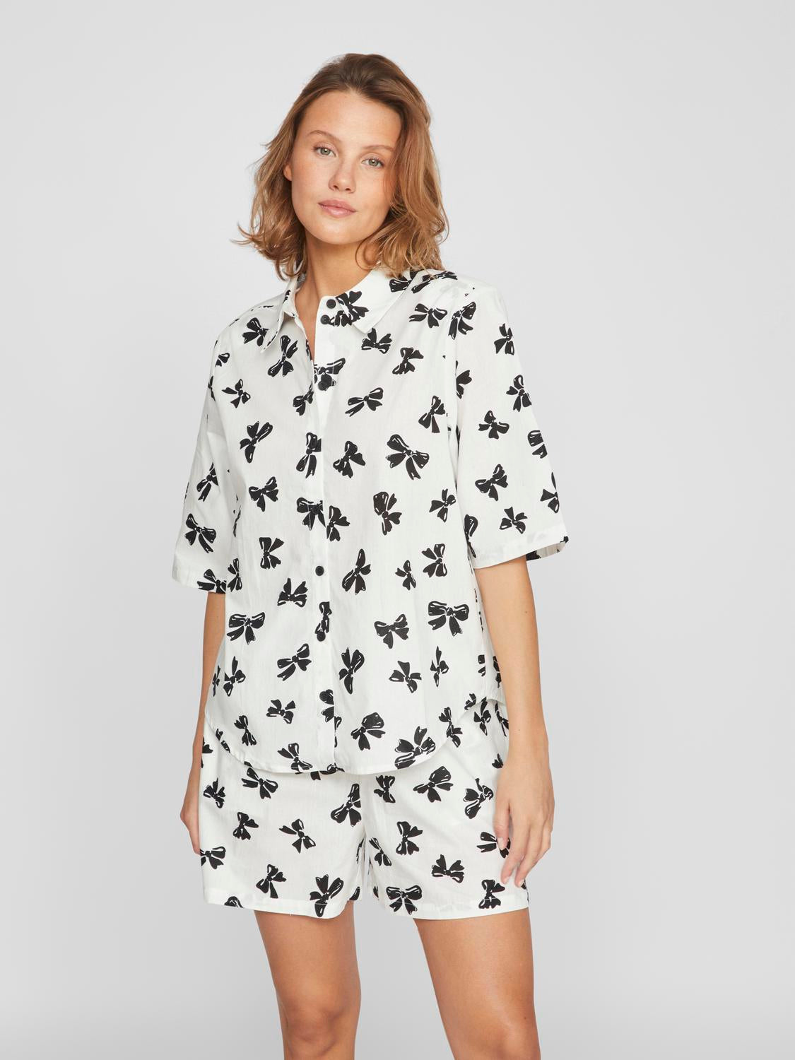 Vinaila kortærmet skjorte - Cloud Dancer